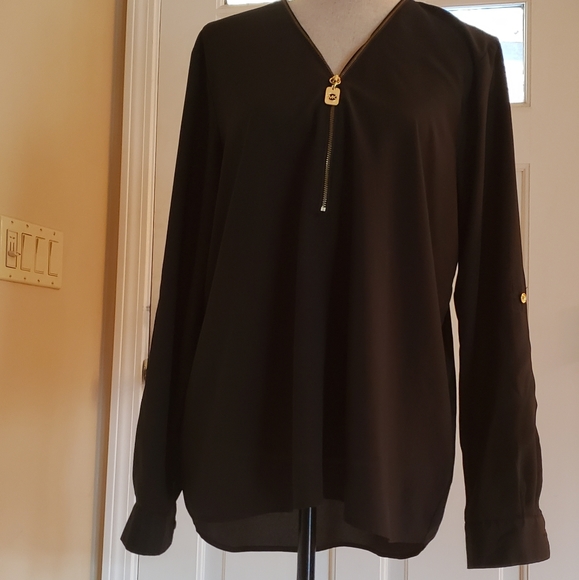 Michael Kors Black Blouse - Picture 1 of 5